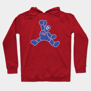 Jumping Detroit Pistons Gingerbread Man Hoodie